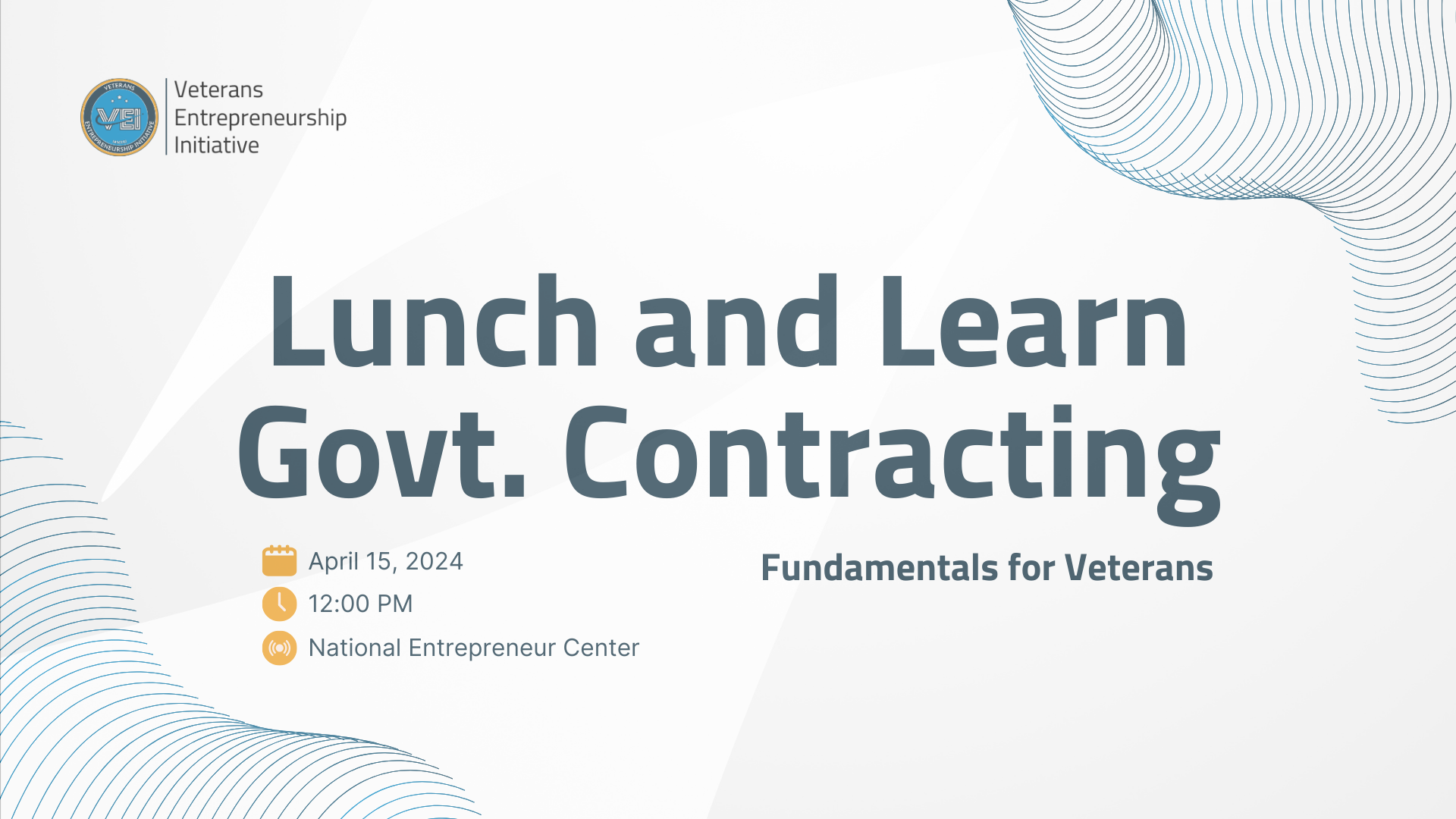 Lunch and Learn Govt Contracting (1280 x 720 px) w date